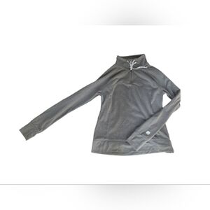 ♥️Avalanche Gray Waffle Weave 3/4 Zip Pullover Size S